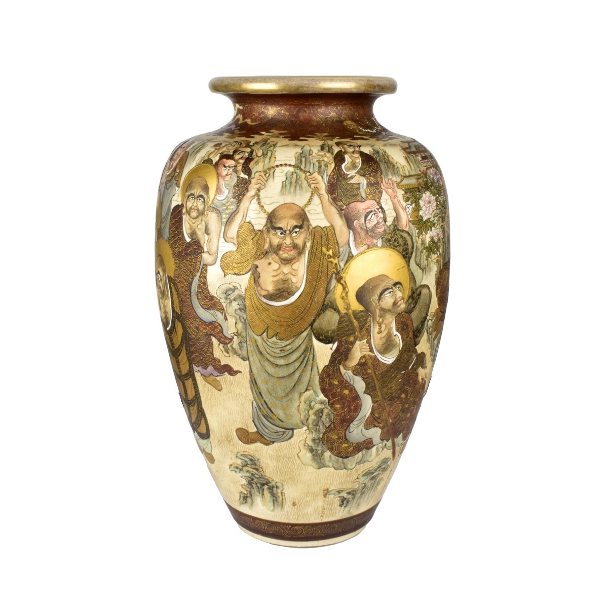 Large 19th C. Japanese Satsuma Vase