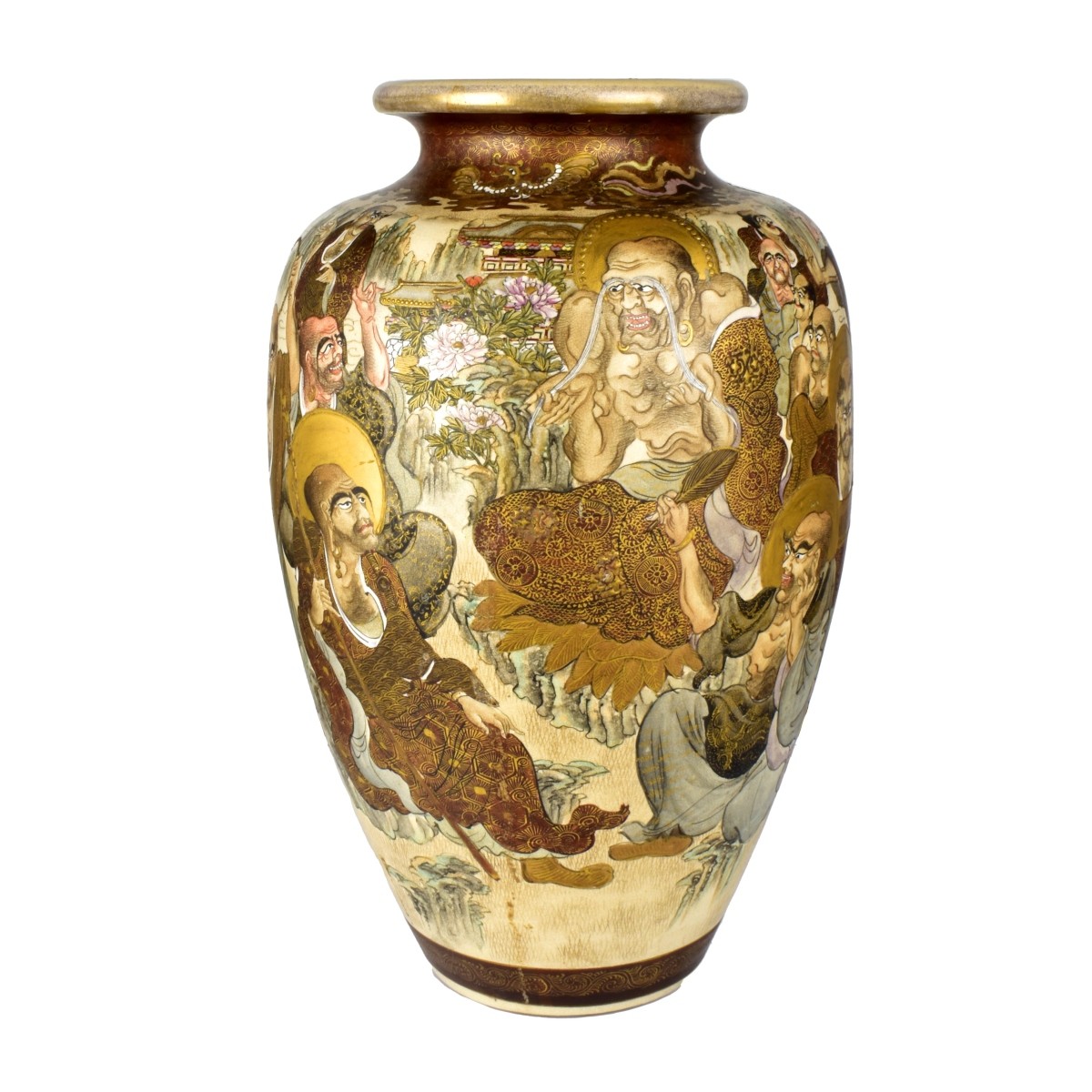 Large 19th C. Japanese Satsuma Vase