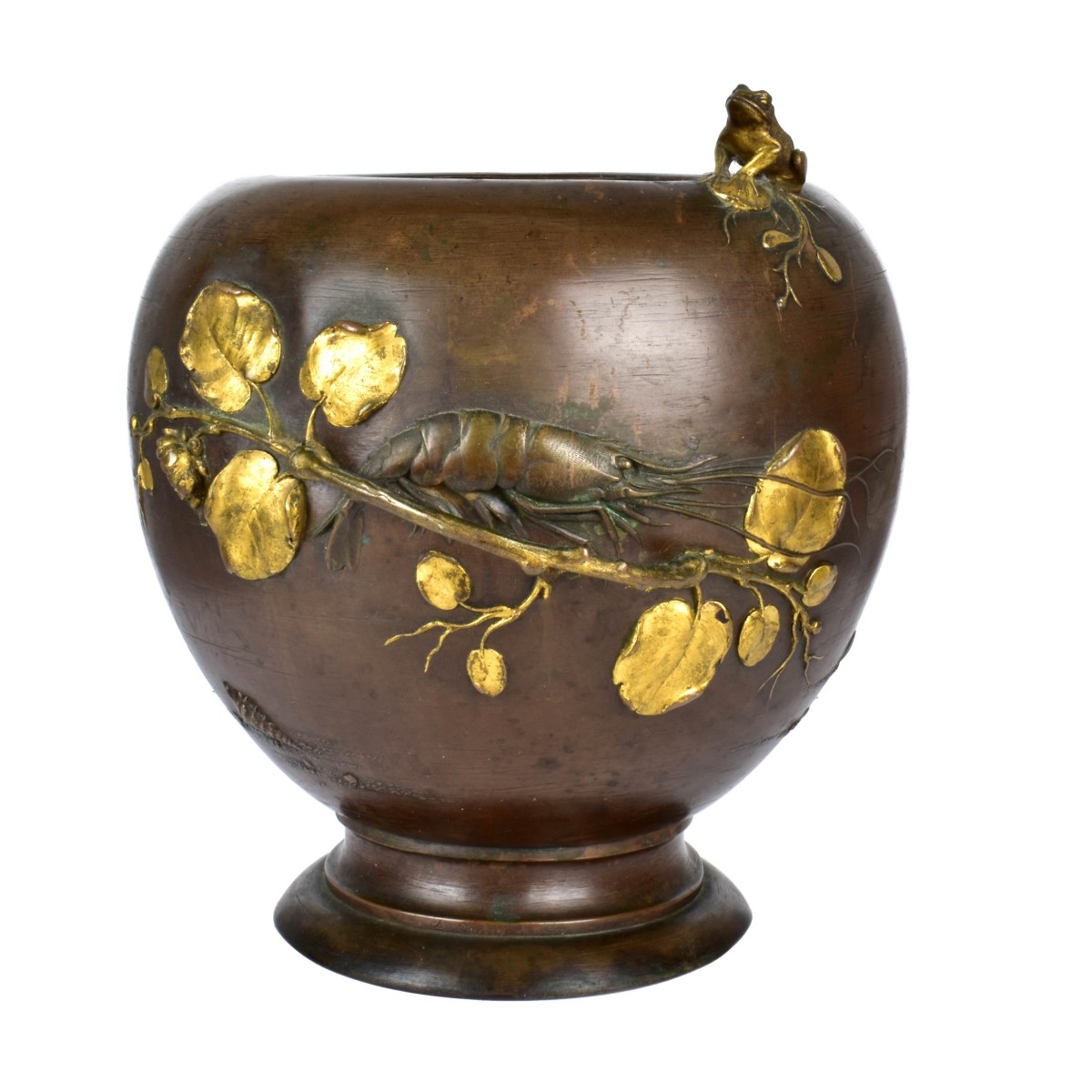 Large Japanese Bronze Vase