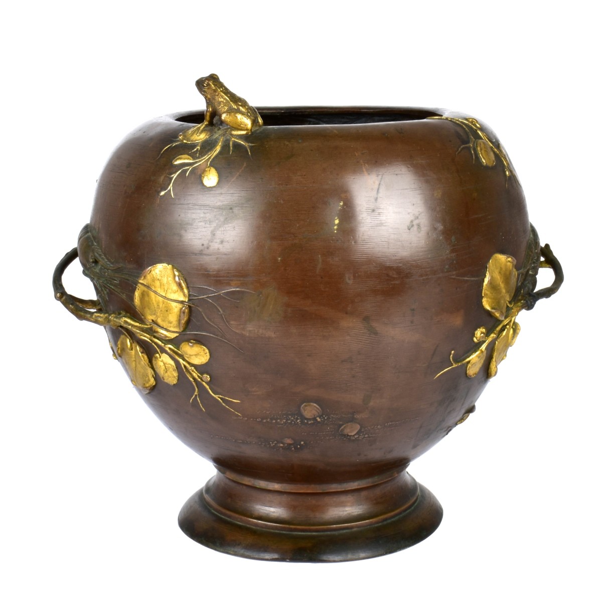Large Japanese Bronze Vase