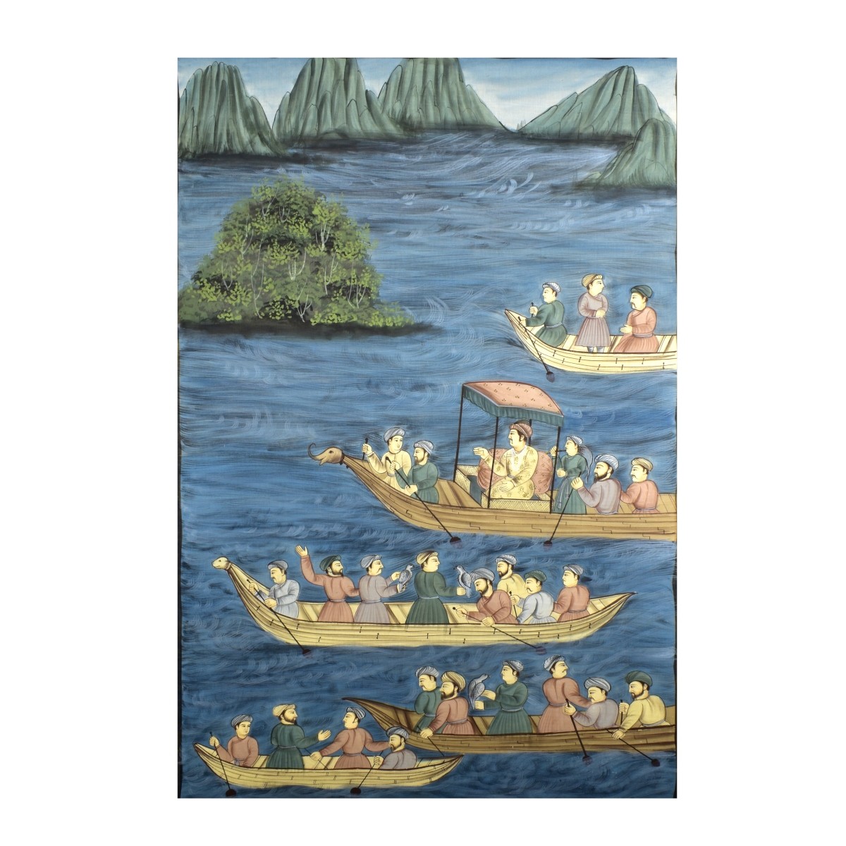Large Antique Indian Pichwal Painting