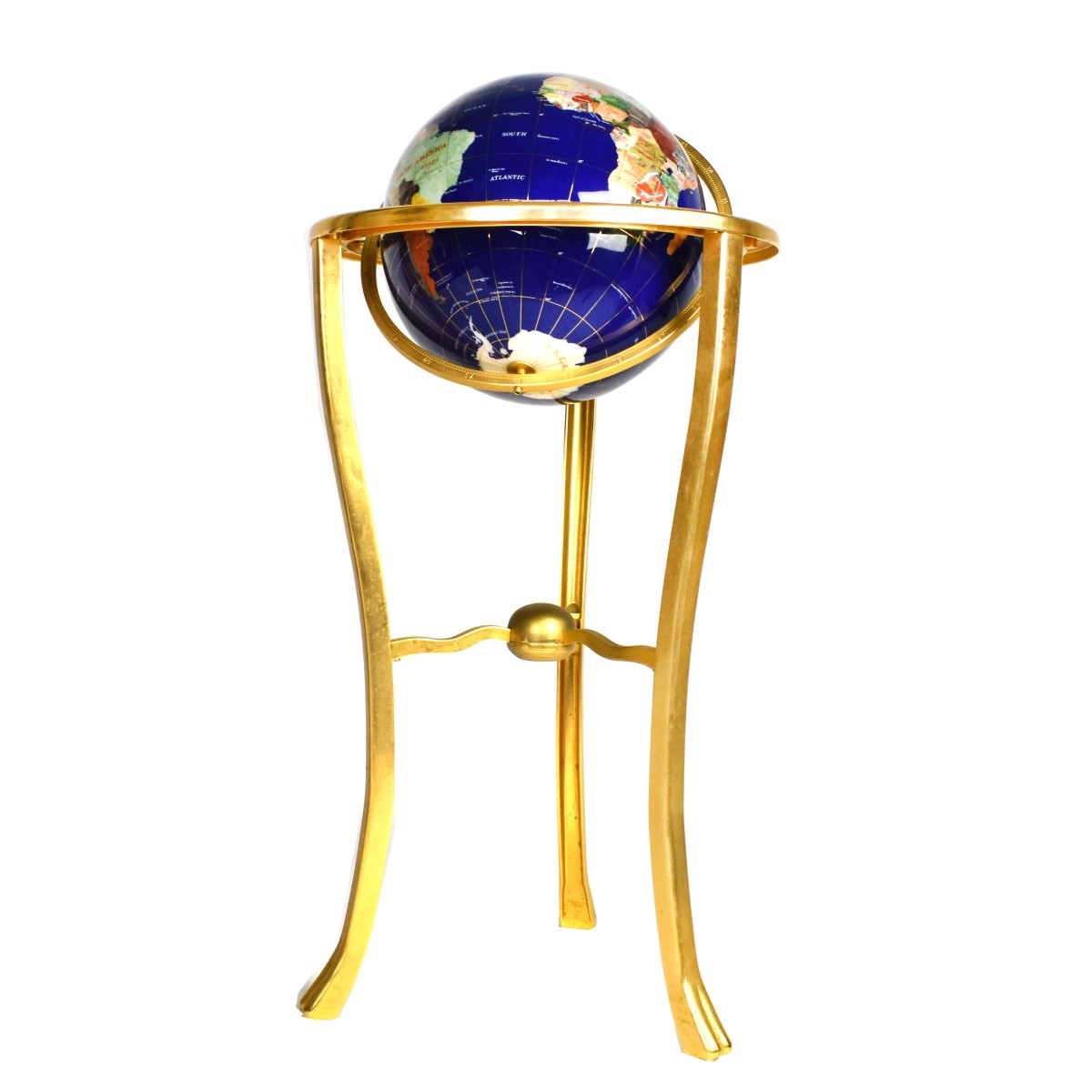 Large Gemstone Globe
