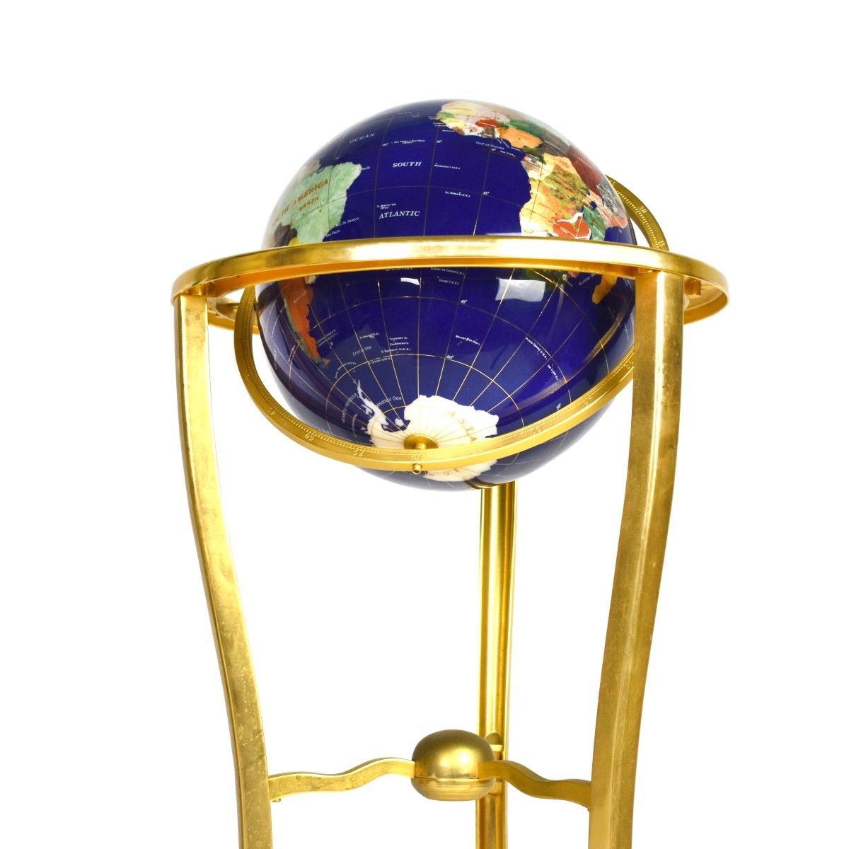 Large Gemstone Globe