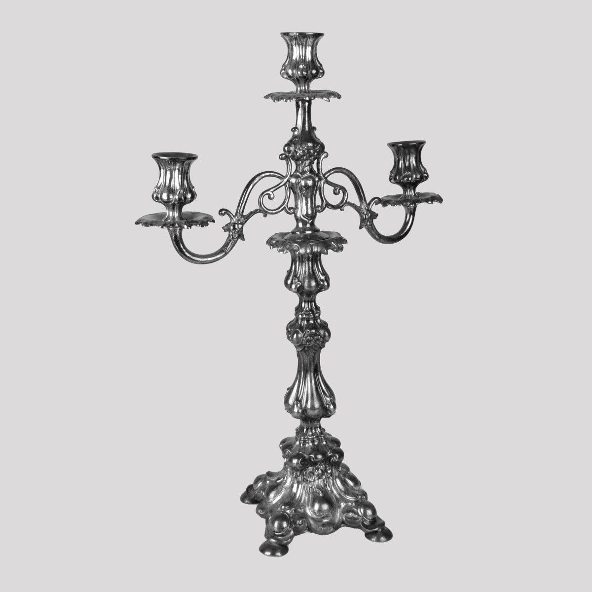 Pair of Silverplate Candelabra