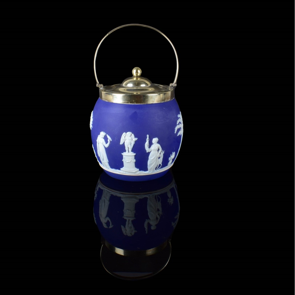 Wedgwood Jasperware Barrel Jar