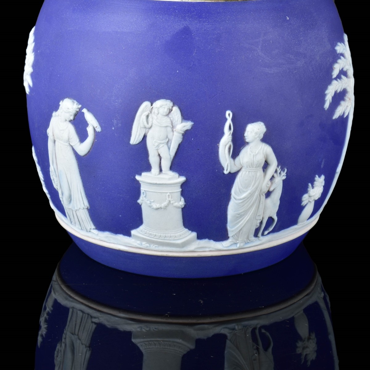 Wedgwood Jasperware Barrel Jar