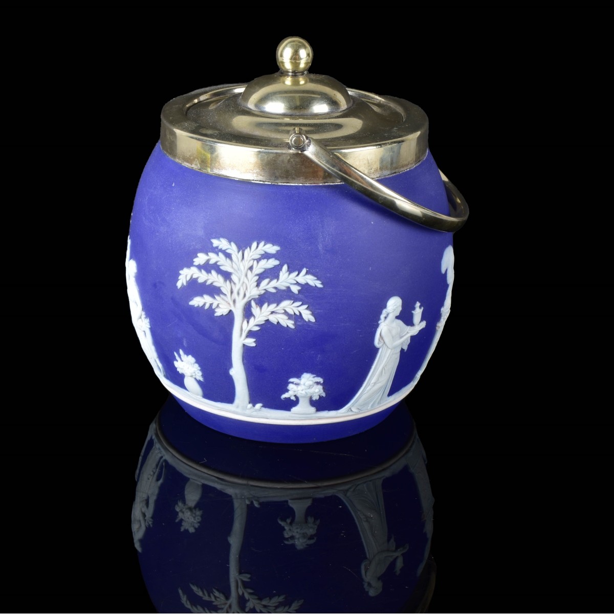 Wedgwood Jasperware Barrel Jar