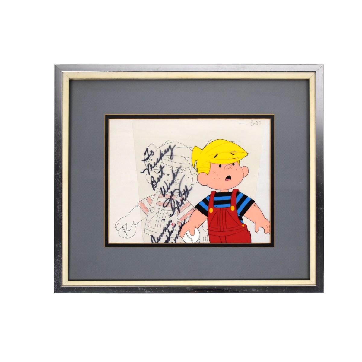 Cartoon Animation Cel Dennis the Menace