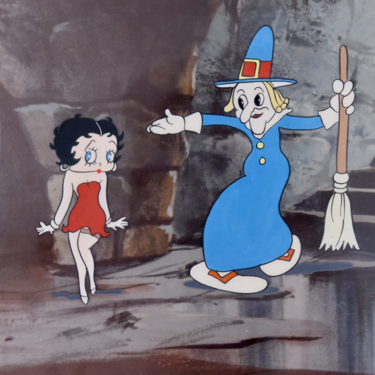 Two Animation Artworks Betty Boop and Bugs