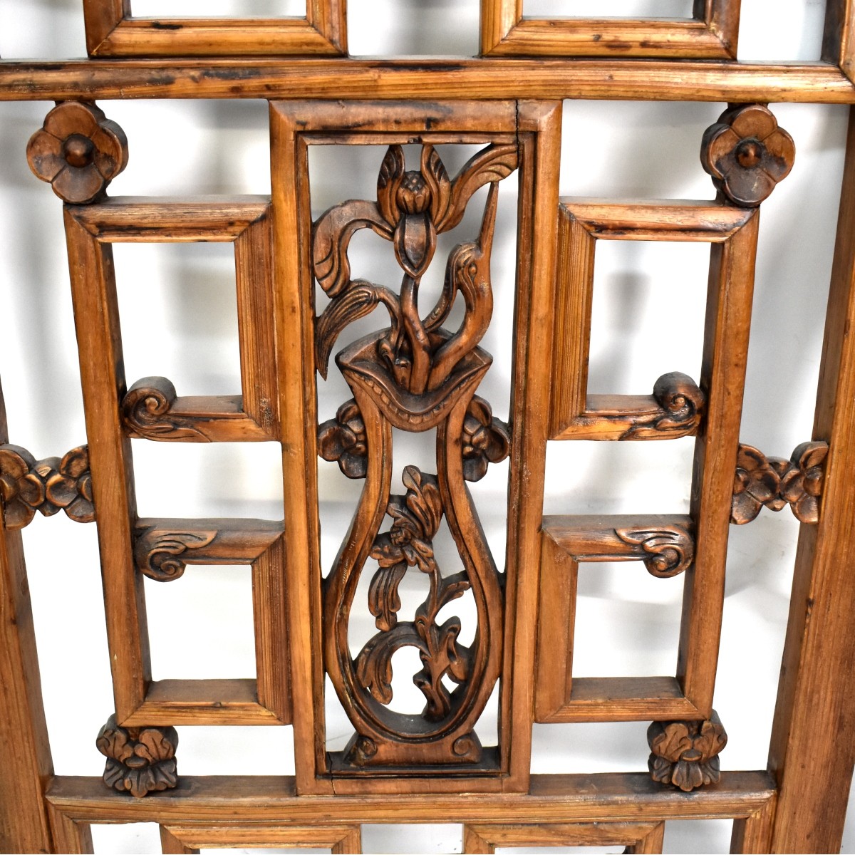 Chinese Hardwood Embellished Panels