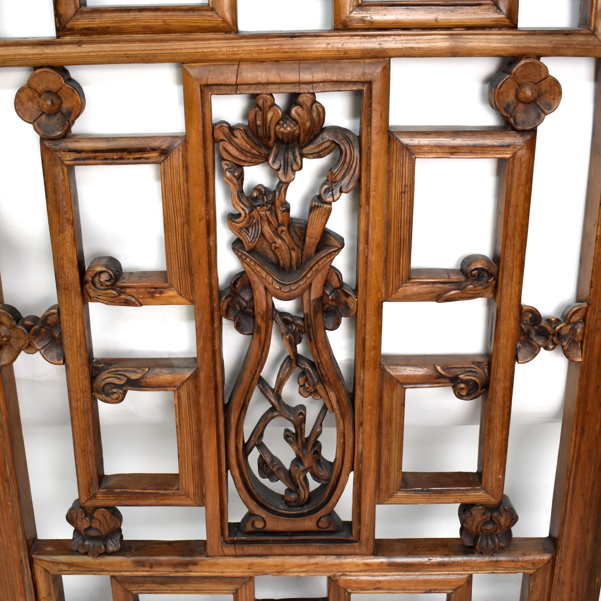 Chinese Hardwood Embellished Panels