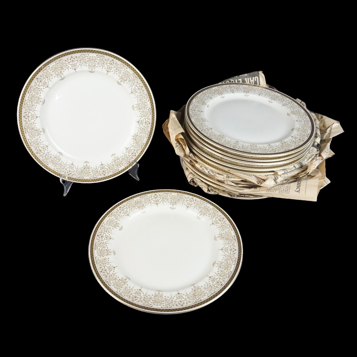 Royal Bayreuth Plates "Empress Josephine"