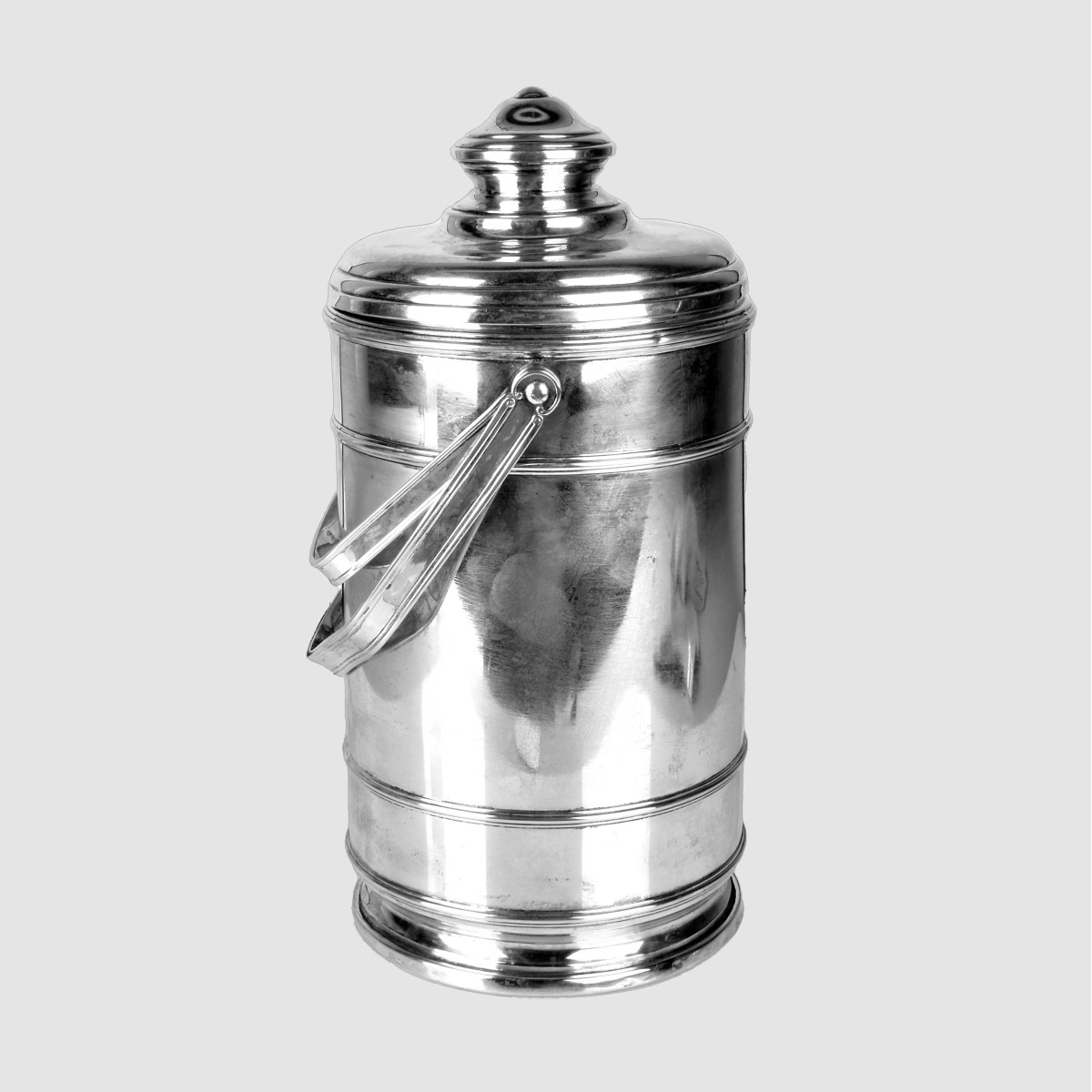 Cartier Sterling Covered Ice Bucket