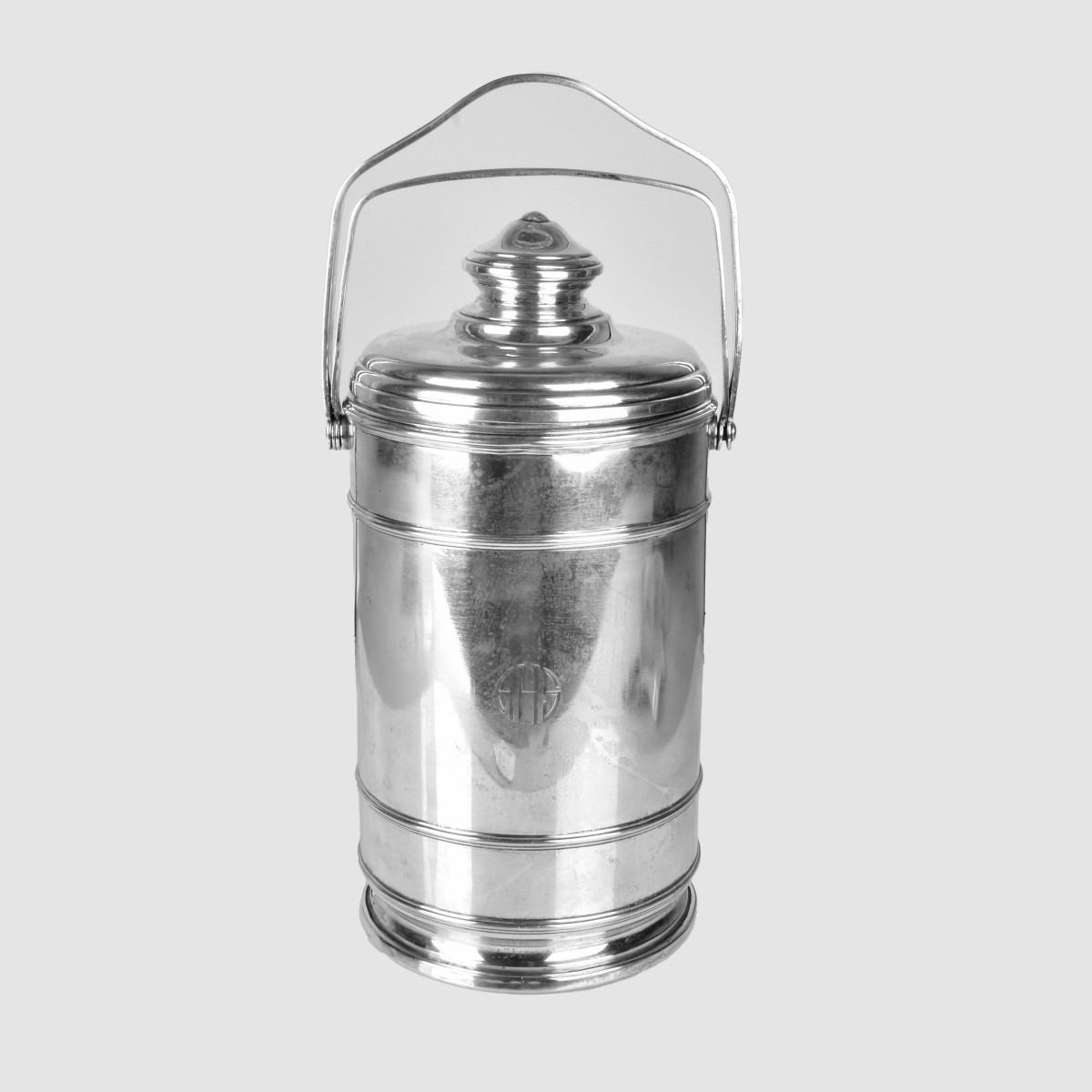 Cartier Sterling Covered Ice Bucket