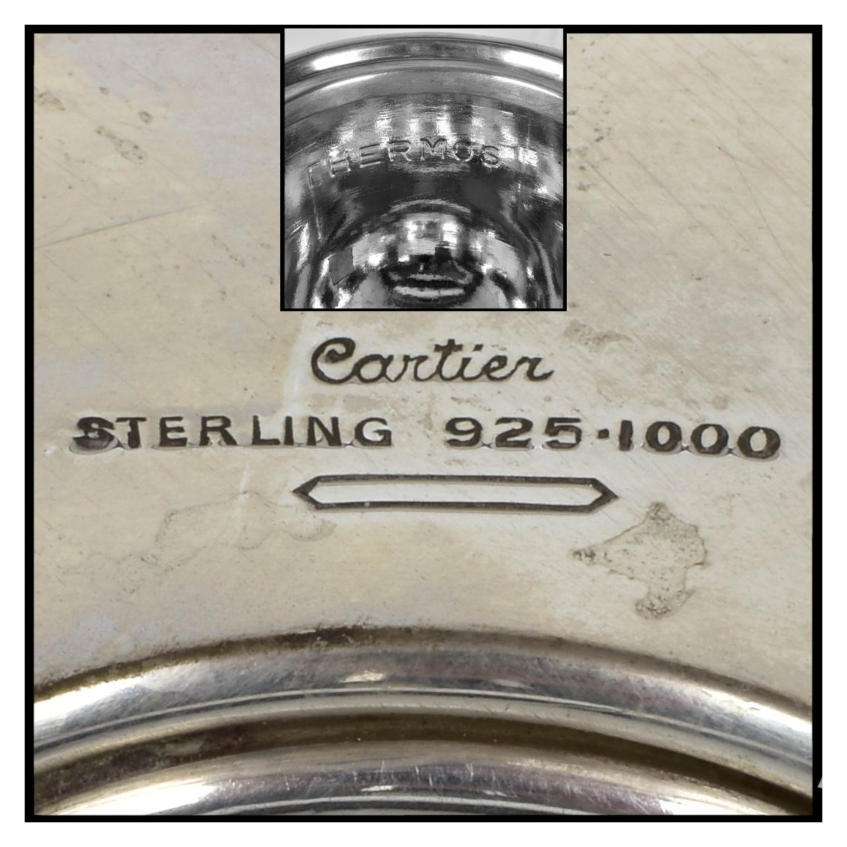 Cartier Sterling Covered Ice Bucket