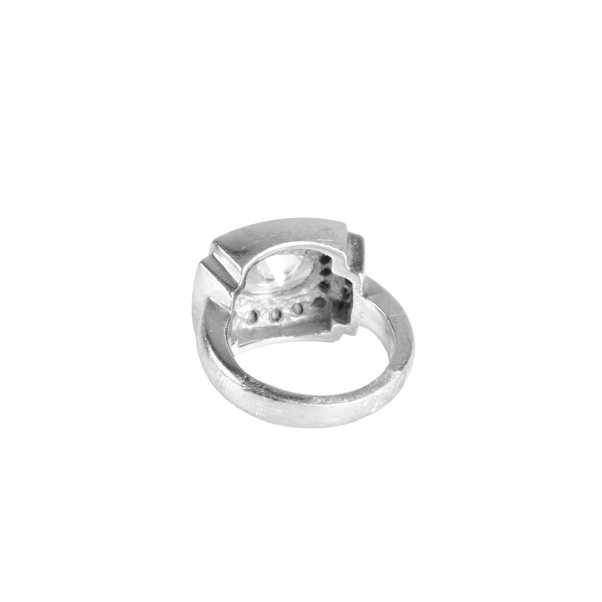 Diamond and Platinum Ring