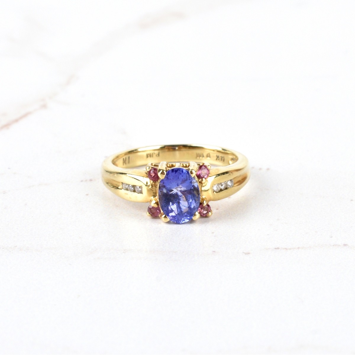 Tanzanite and 14K Ring