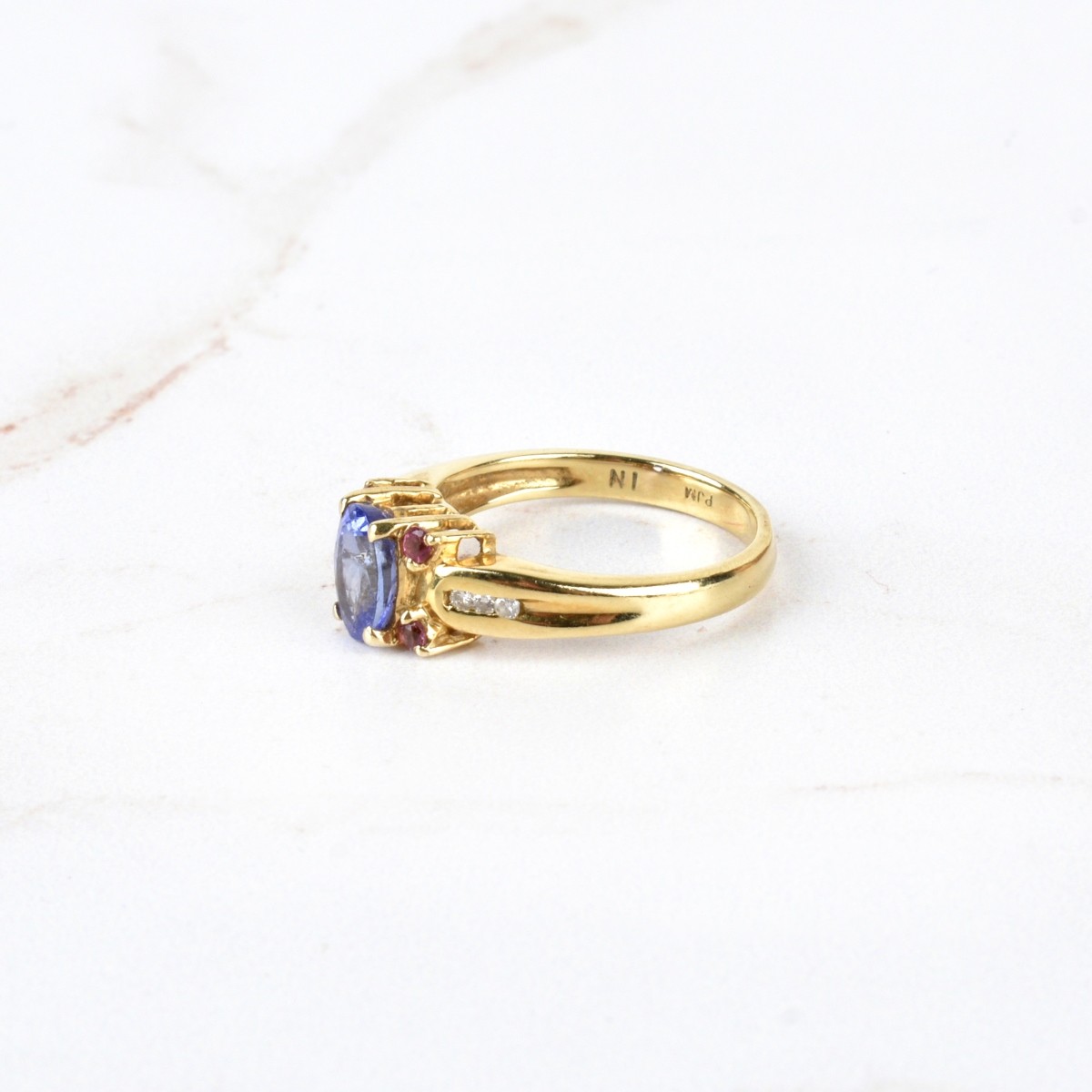 Tanzanite and 14K Ring