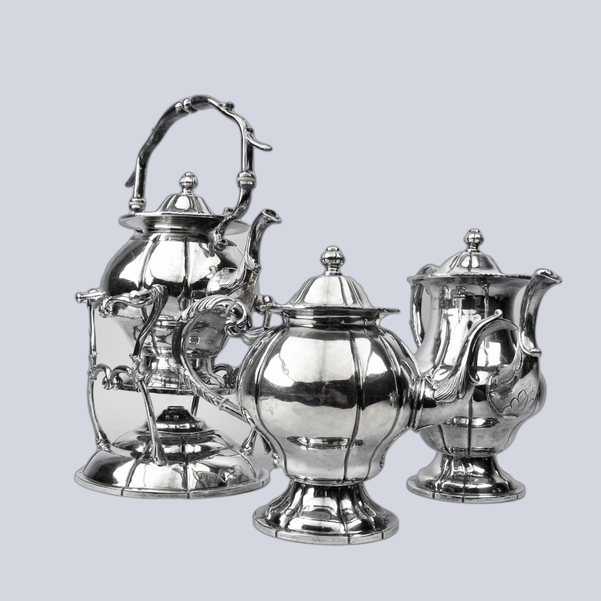 Large Otaduy Sterling Silver Tea Set