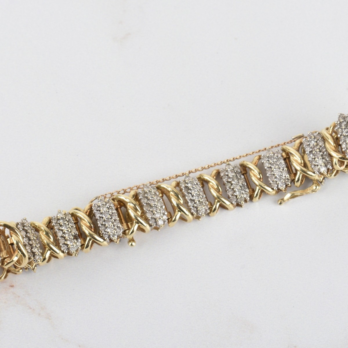 Diamond and 10K Bracelet