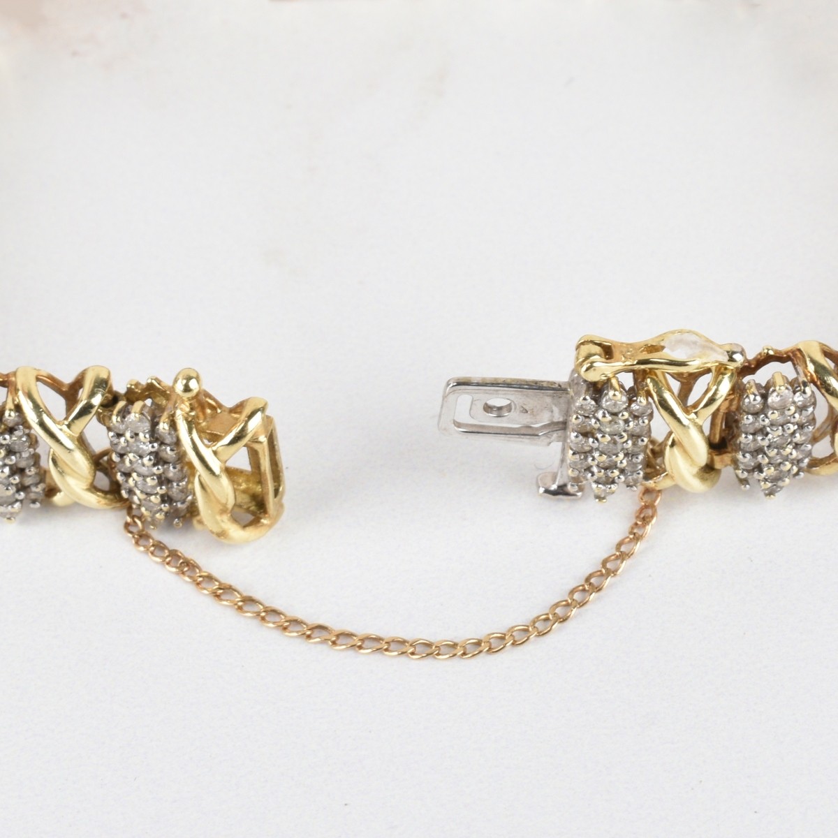 Diamond and 10K Bracelet