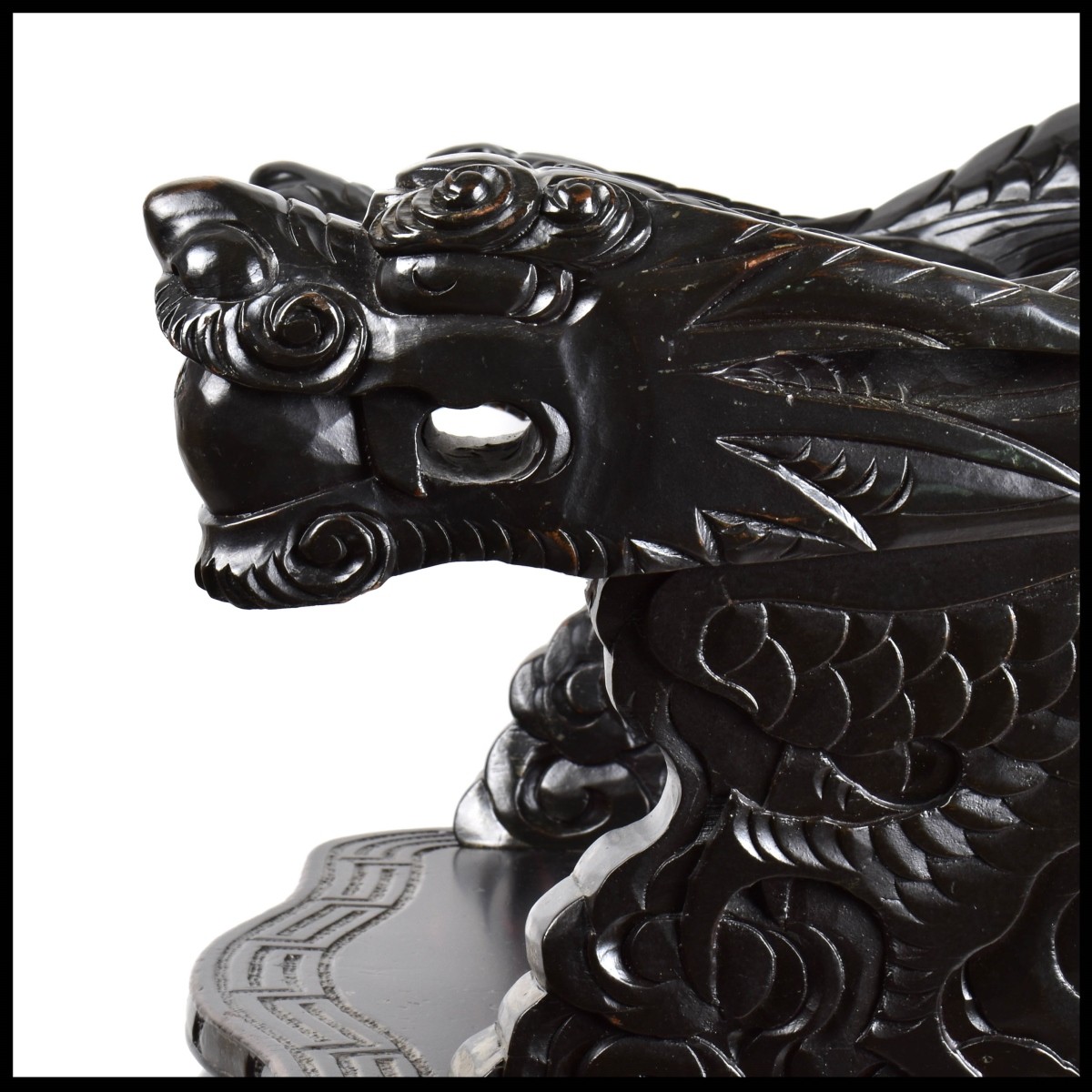 Chinese Carved Hardwood Armchair