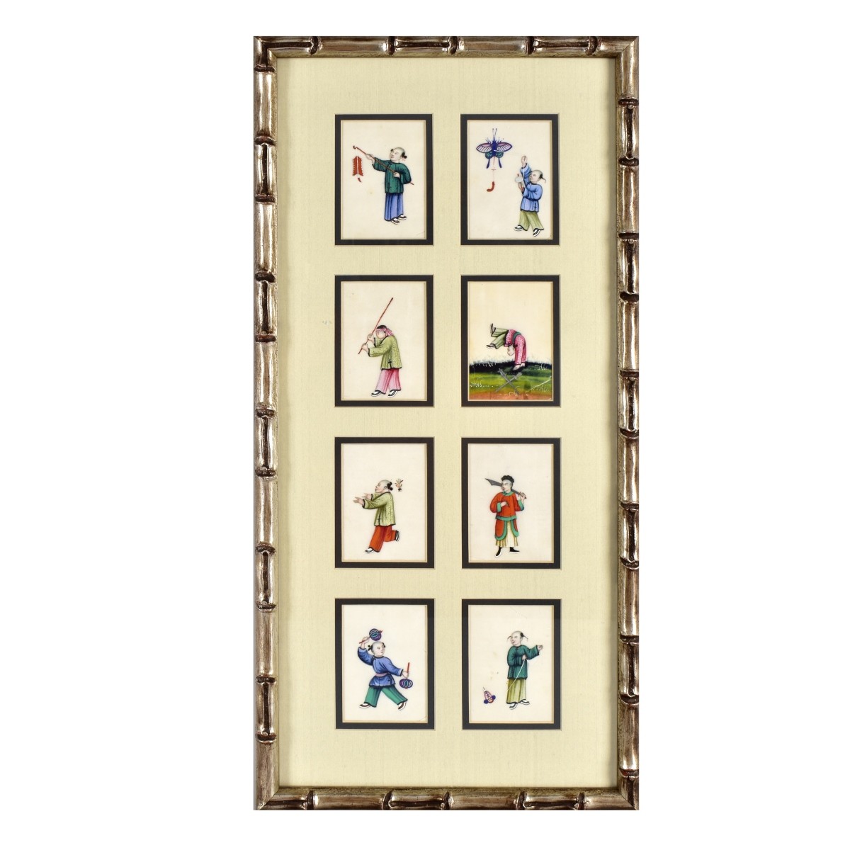 Antique Chinese Pith Paper Paintings