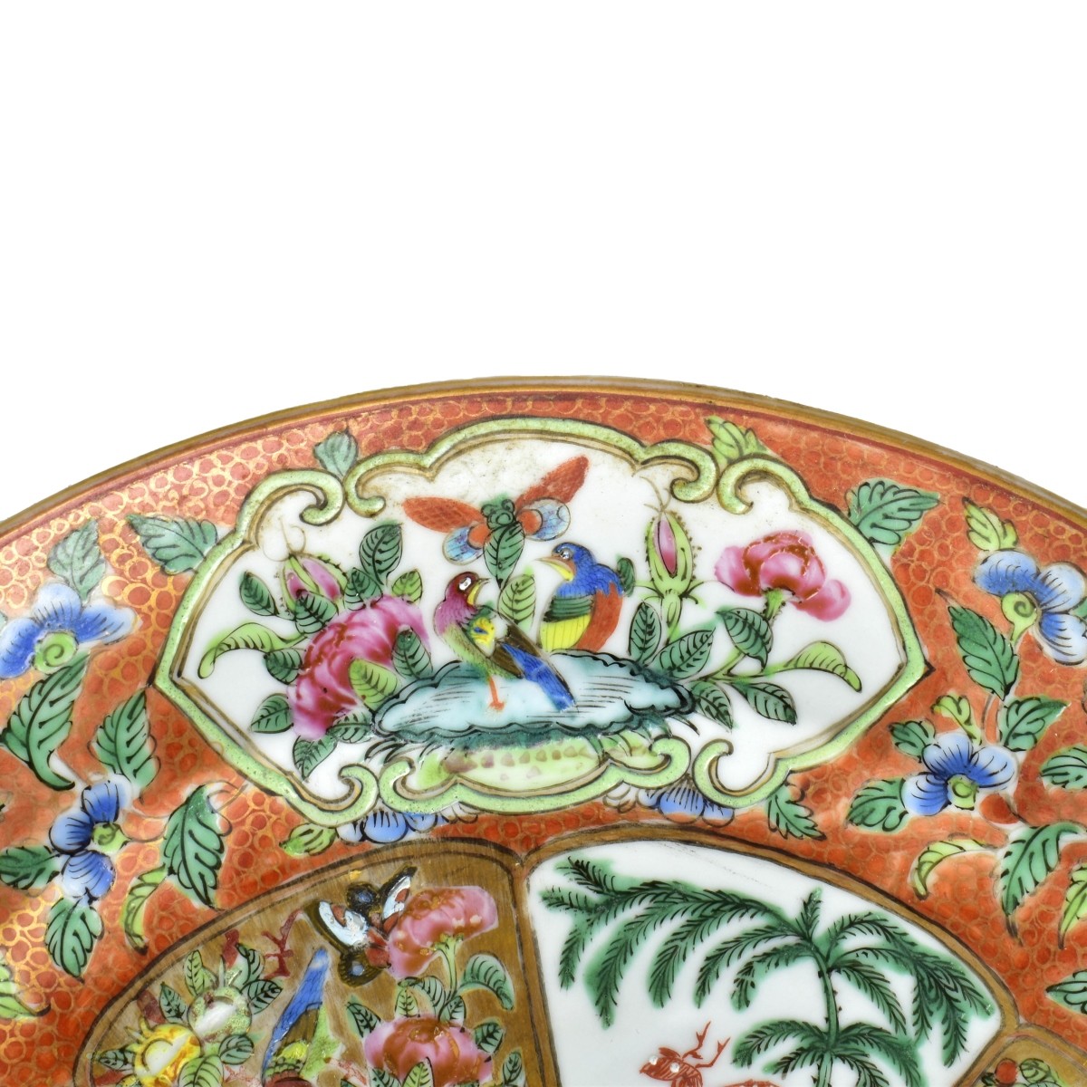 Three Chinese Export Porcelain Plates