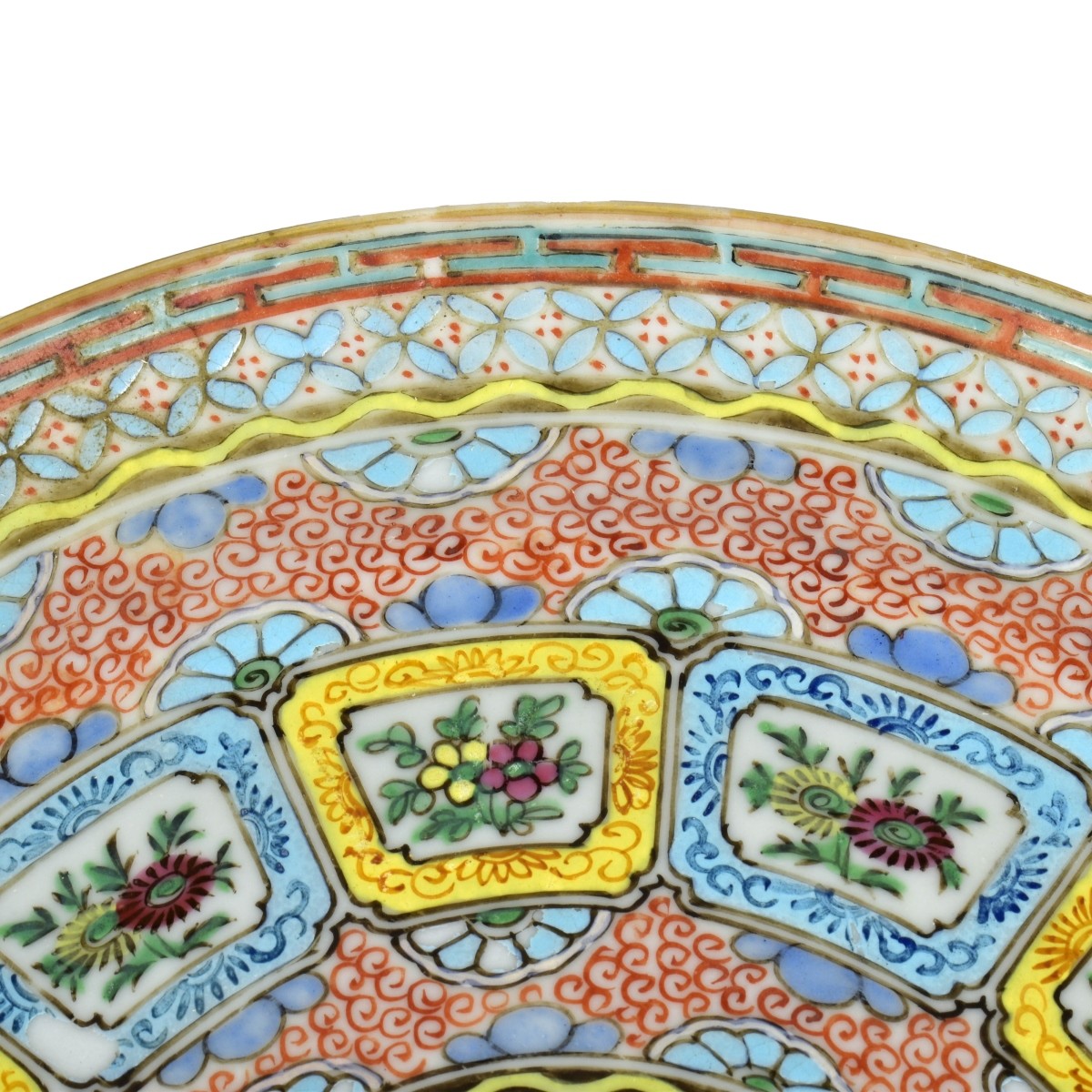 Three Chinese Porcelain Plates