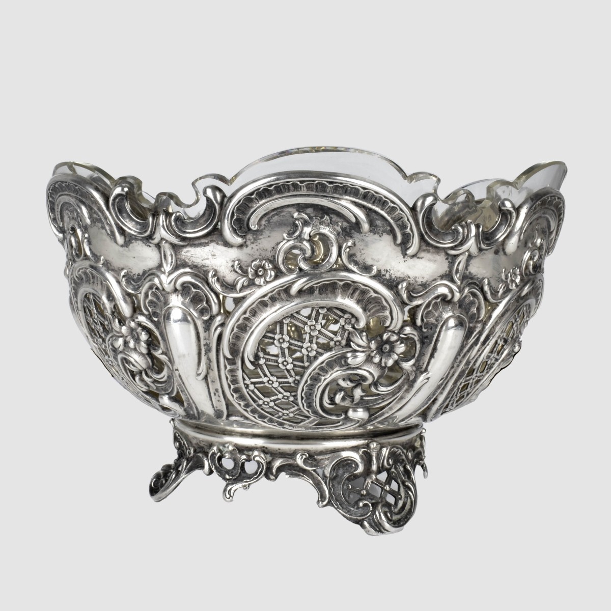 Antique German 800 Silver Bowl