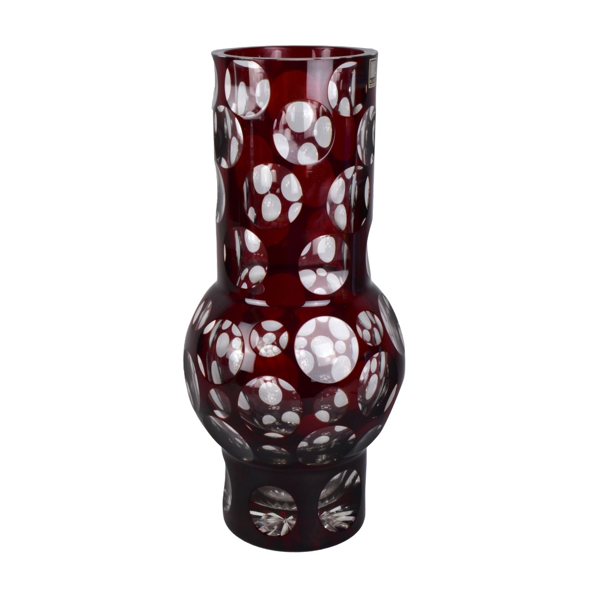 Vintage Bohemian Glass Vase