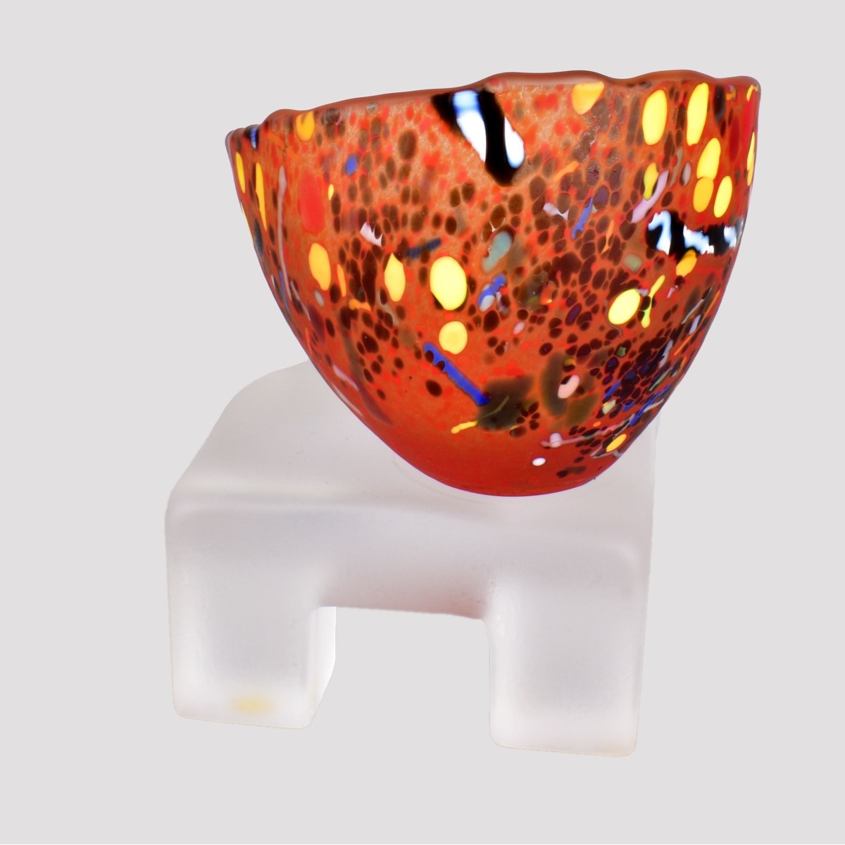 Kosta Boda Art Glass Pedestal Bowl