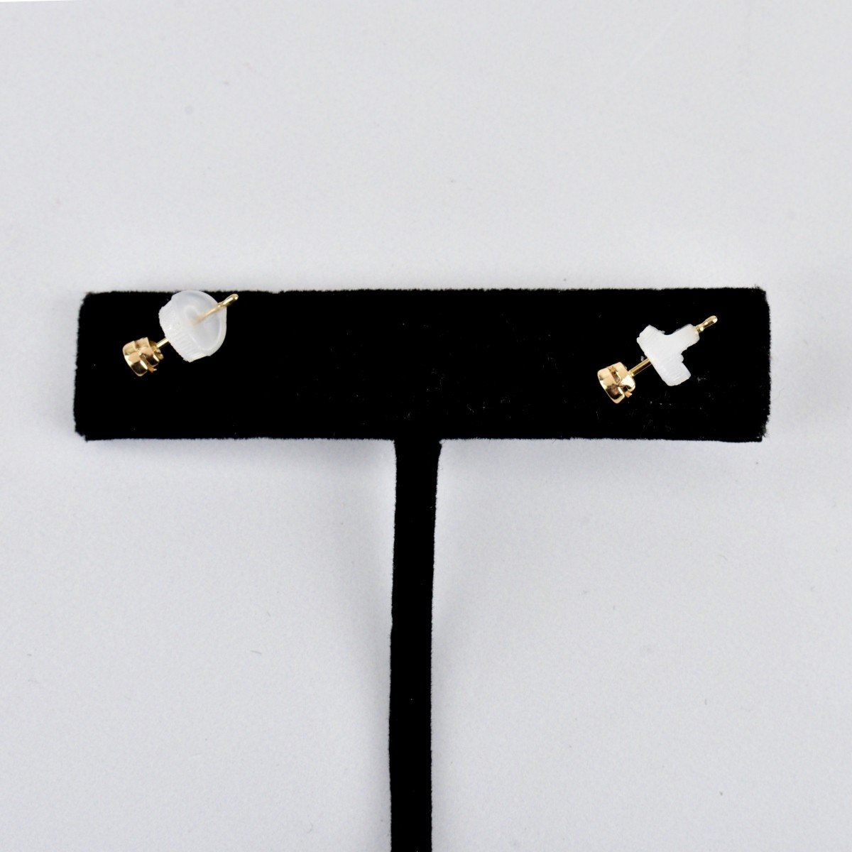 Diamond and 14K Ear Studs