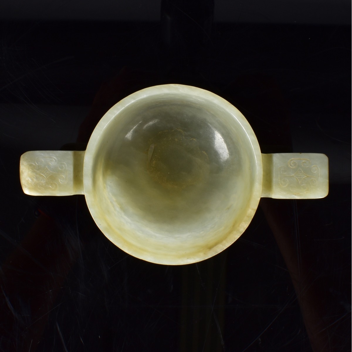 Chinese Carved Jade Cup