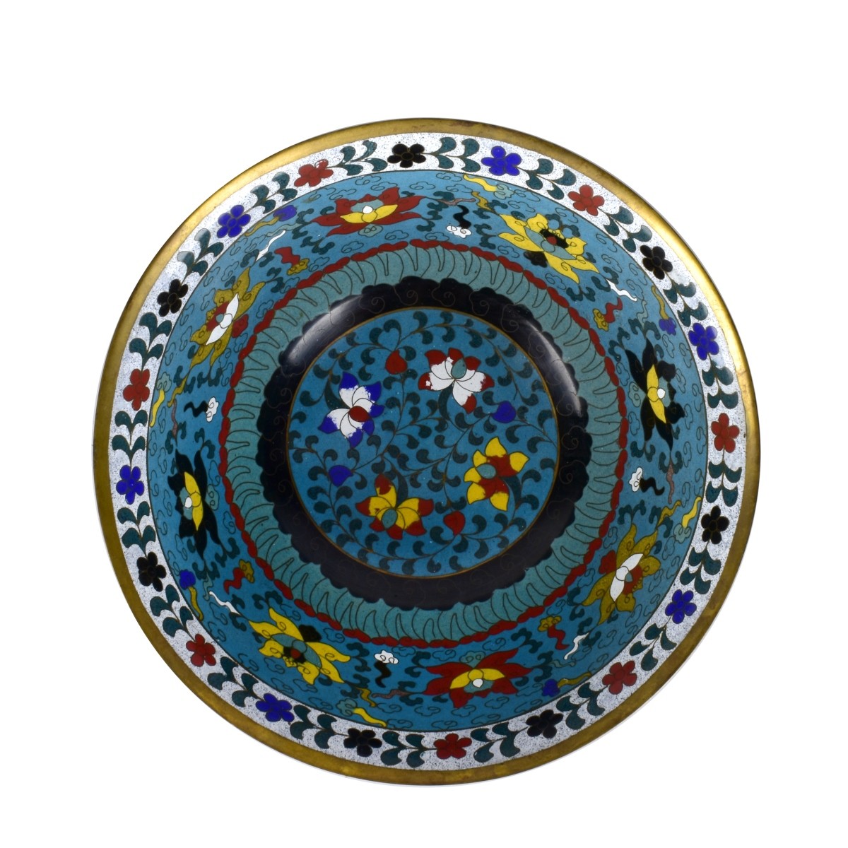 Vintage Chinese Cloisonne Bowl