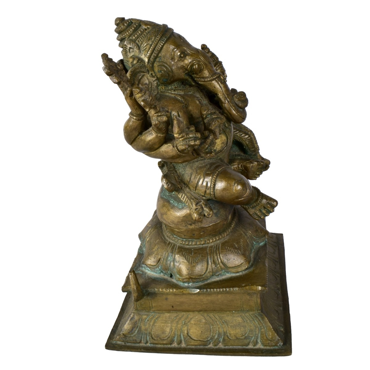 Thai Bronze Sculpture of a Ganesh