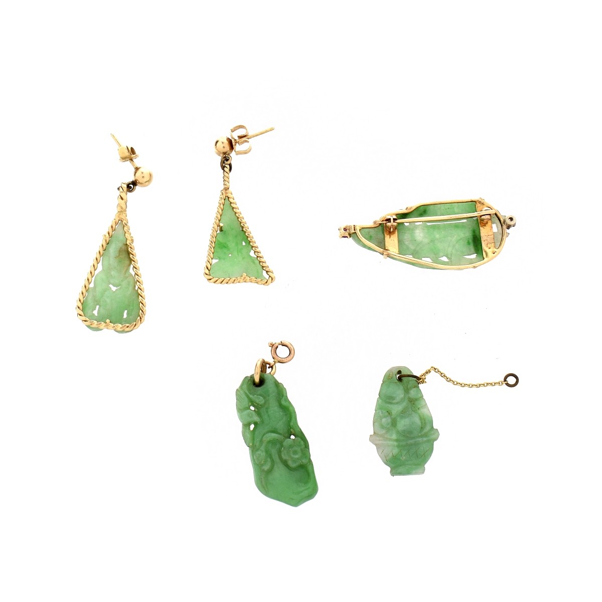 Jade and 14K Jewelry