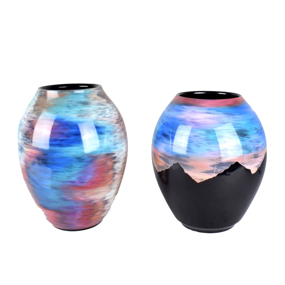 Two Ralph Rankin Ceramic Vases