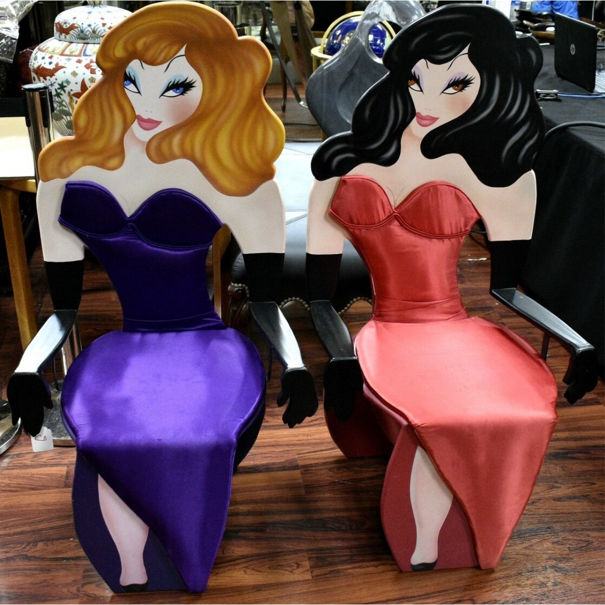 Pr Whimsical Jessica Rabbit Armchairs