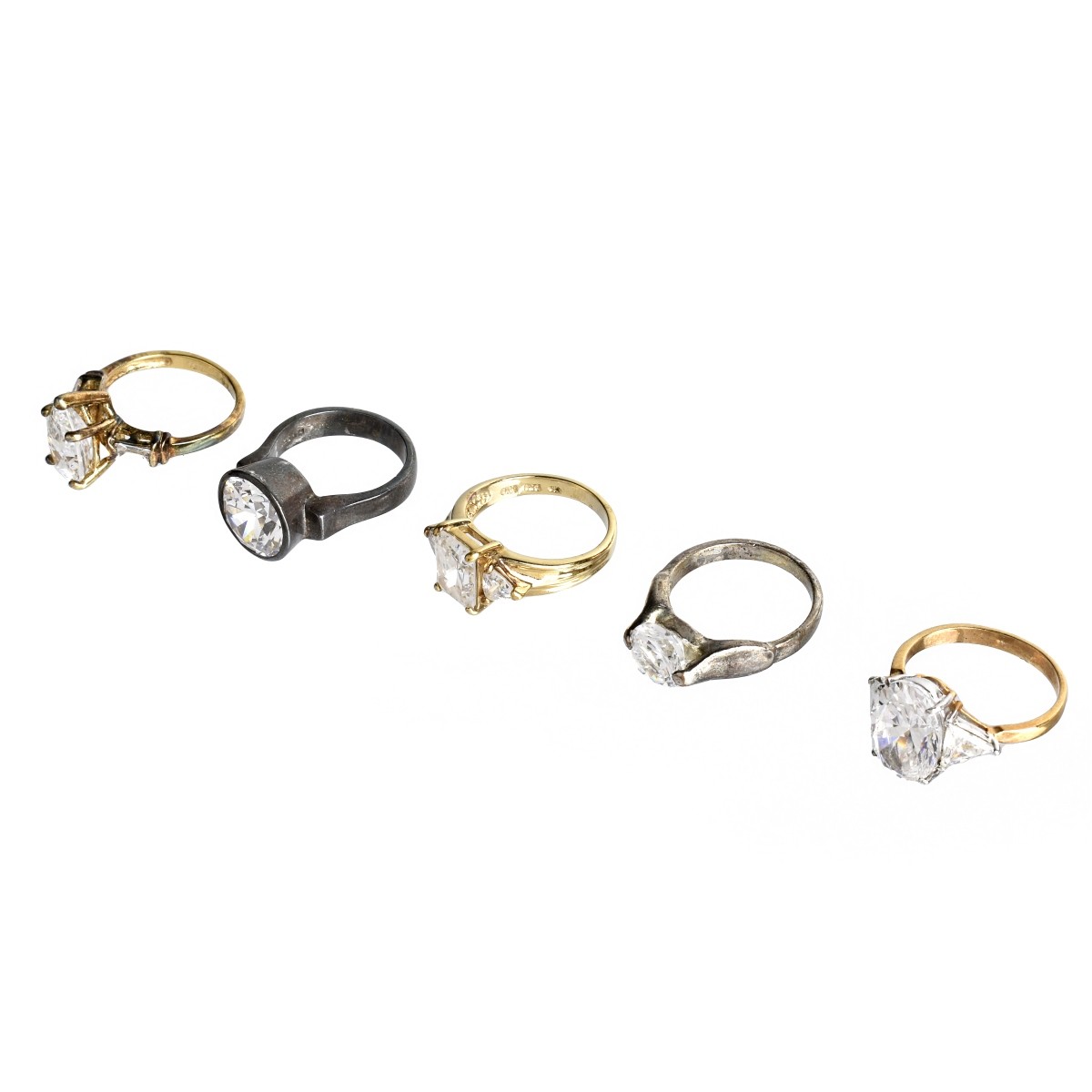 Five CZ Rings