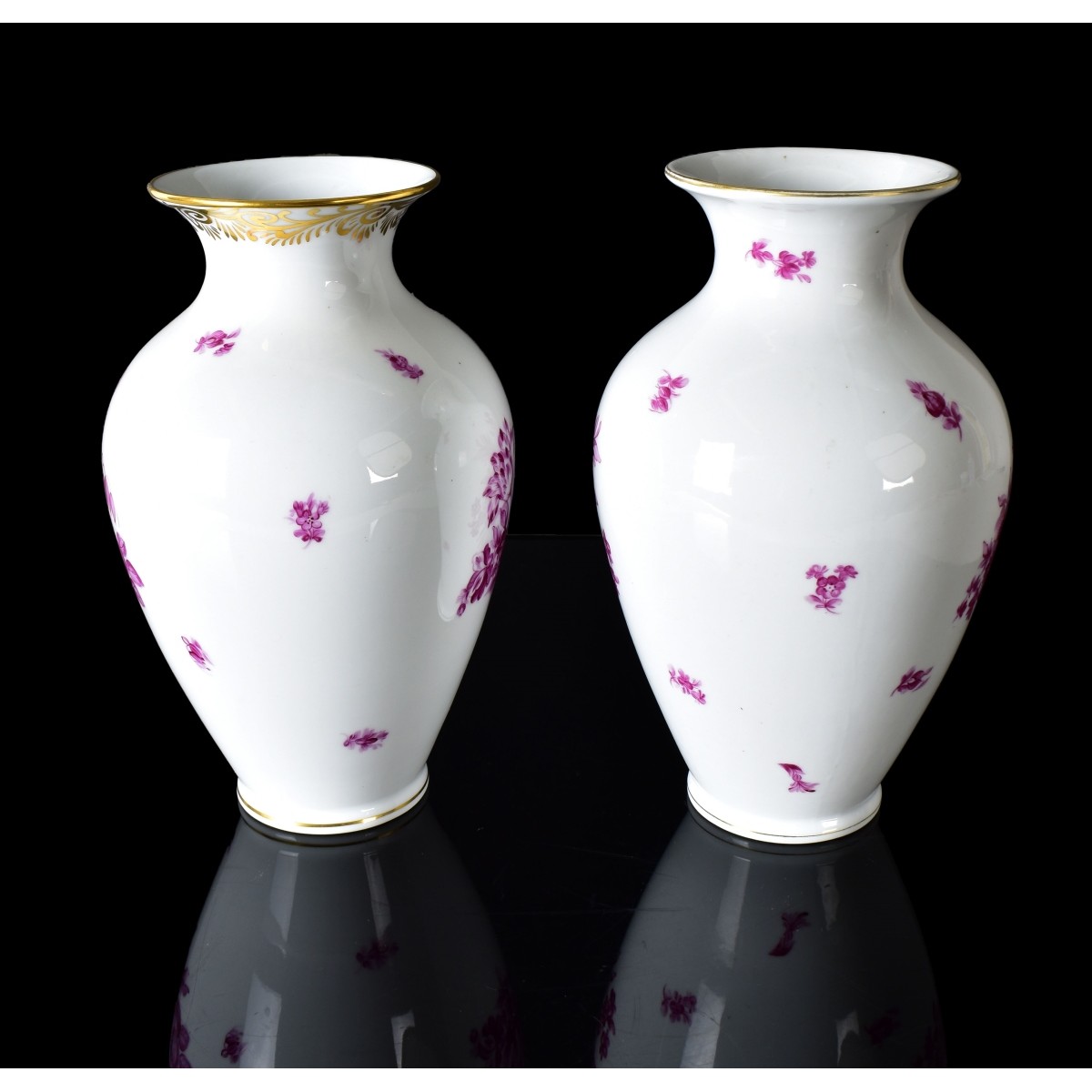 Two Herend Porcelain Vases