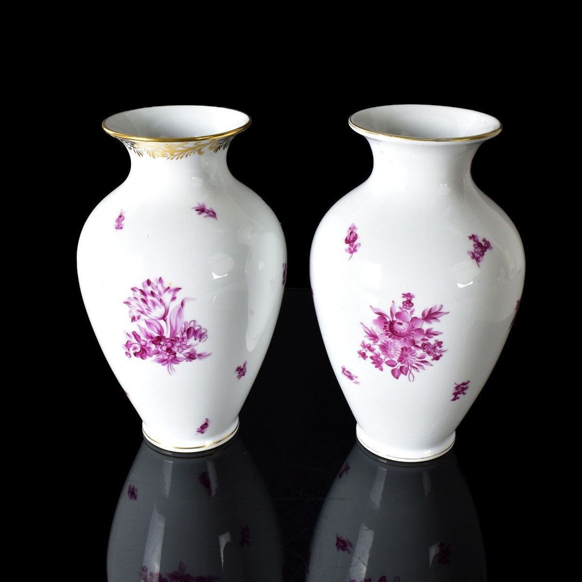 Two Herend Porcelain Vases