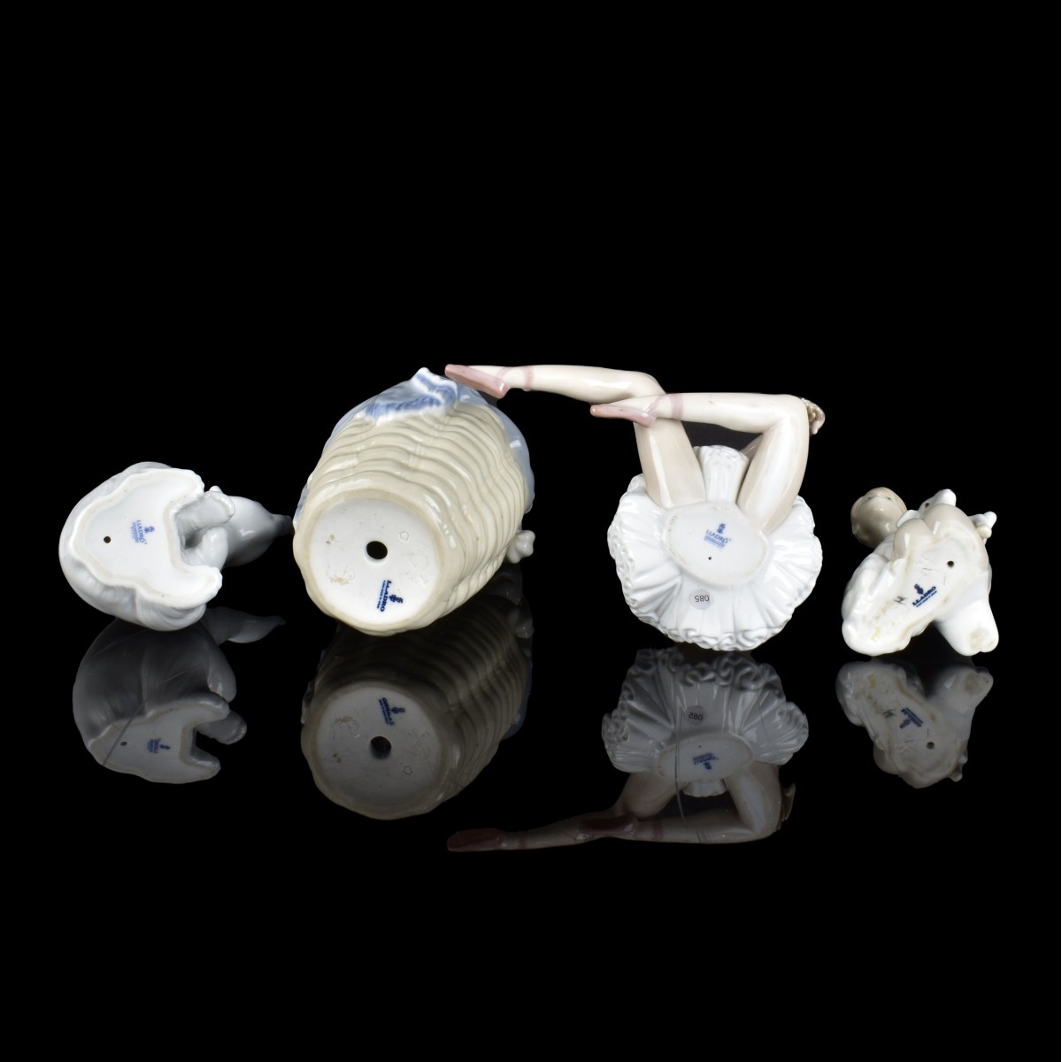 Four Lladro Porcelain Figurines