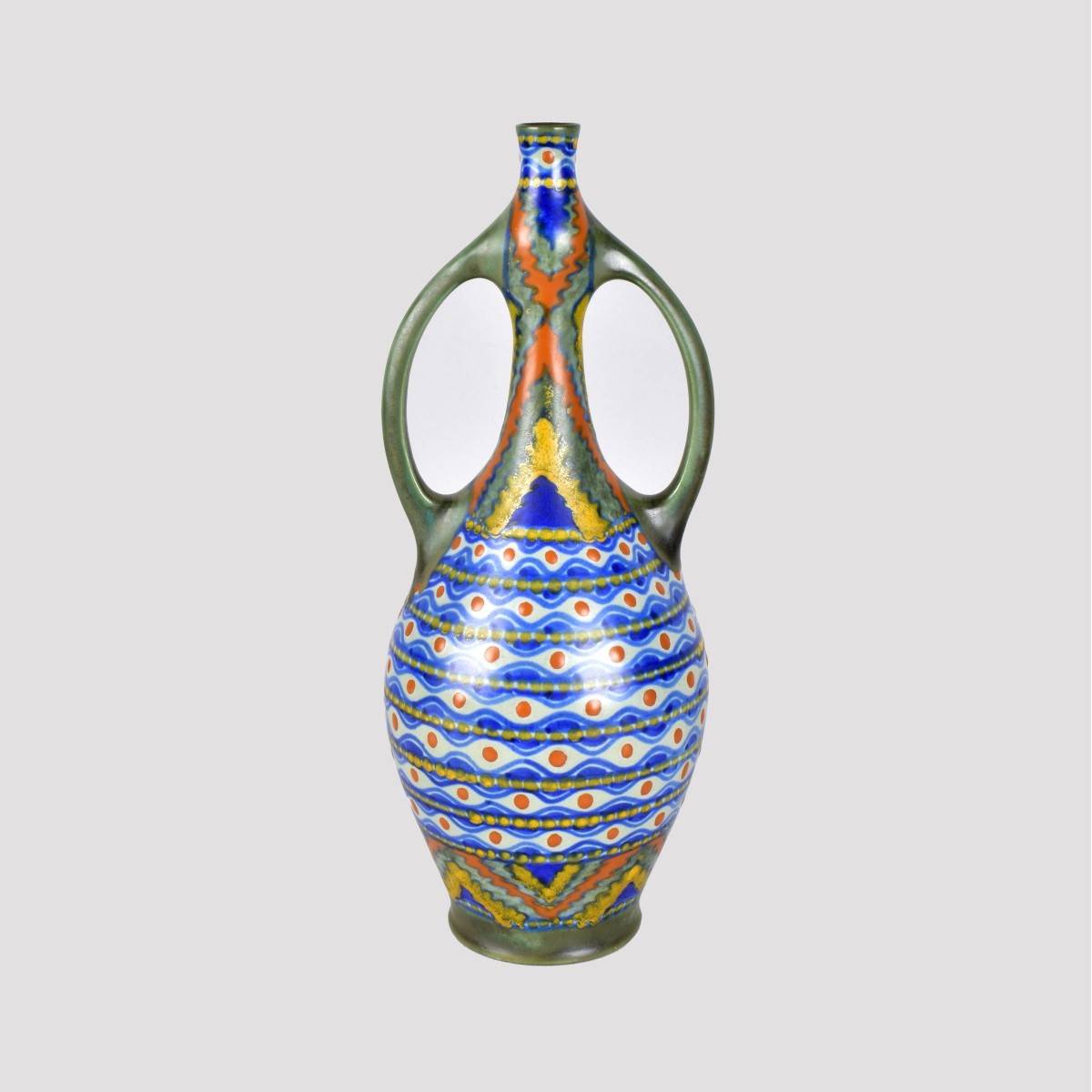 Antique Gouda for Liberty & Co Vase