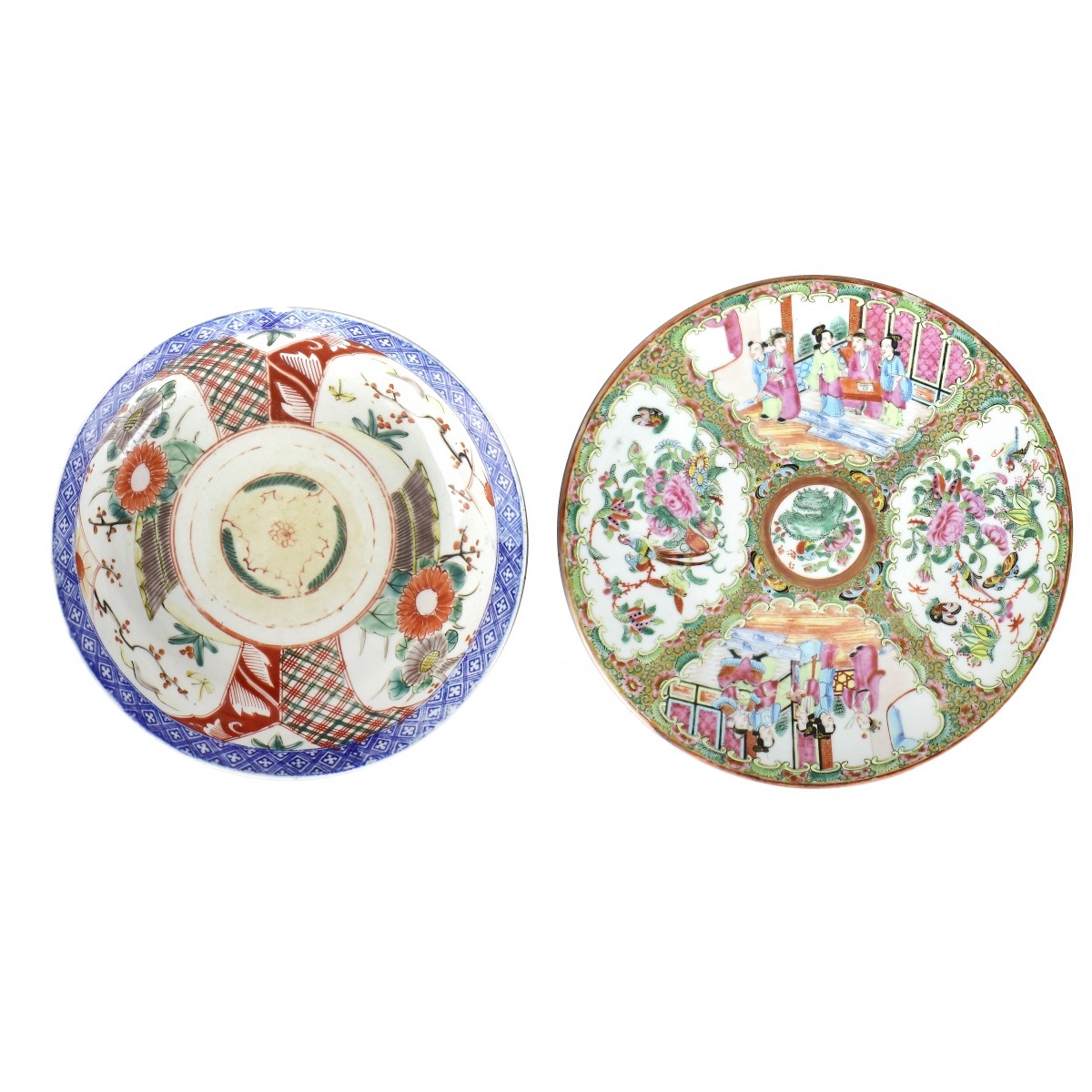 Two Antique Asian Porcelain Tableware