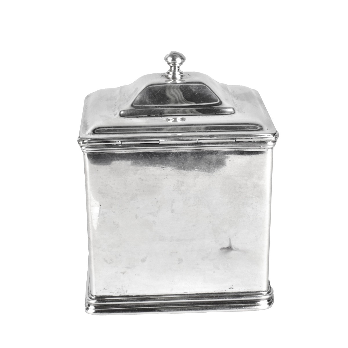 Alfred Clark Silver Tea Caddy