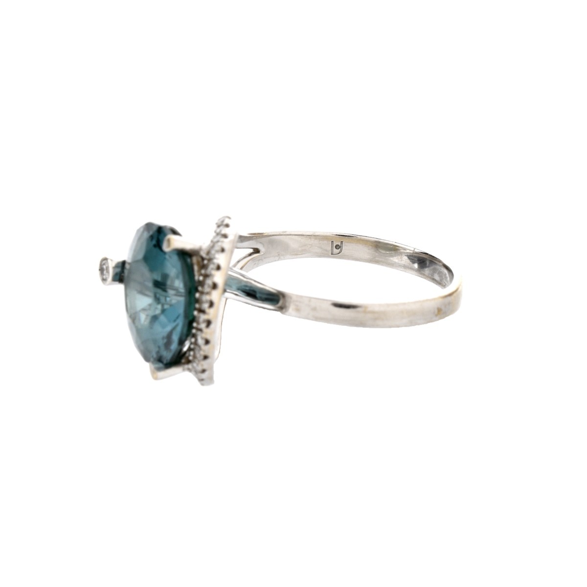 Gemstone and 14K Ring