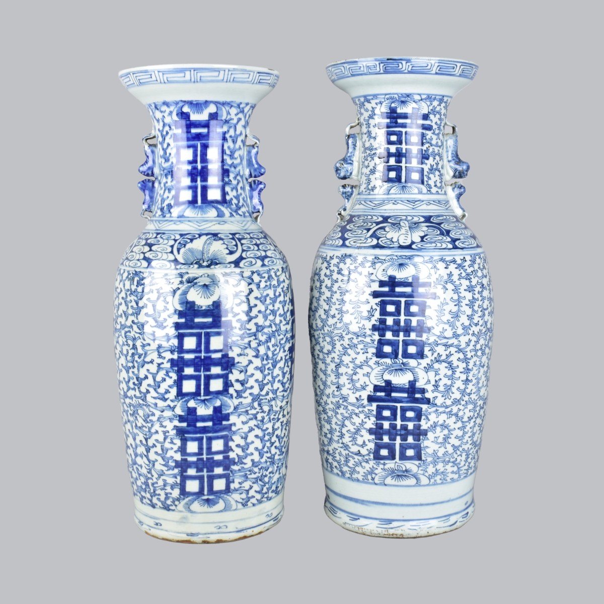 Pair of Large Chinese Vases