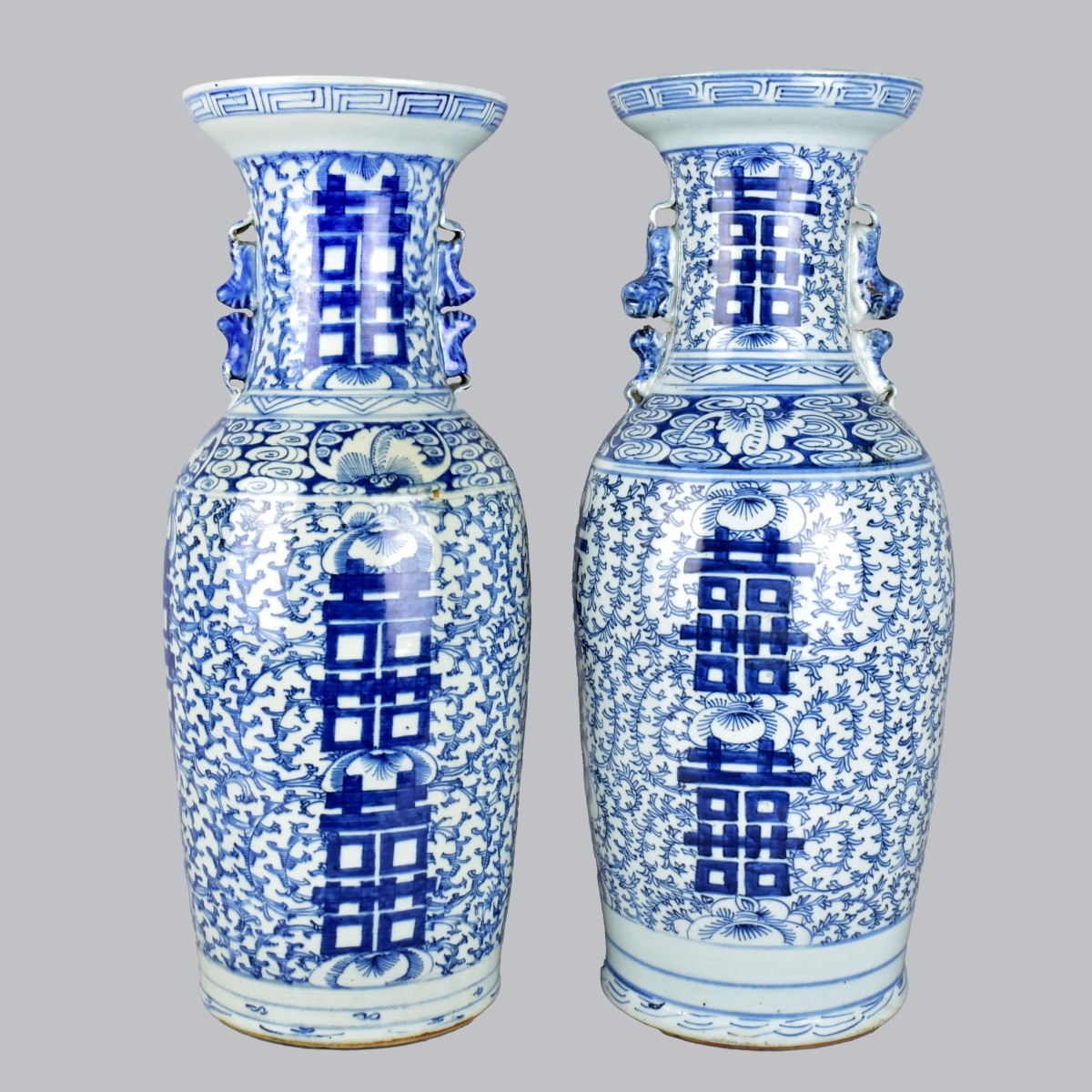 Pair of Large Chinese Vases