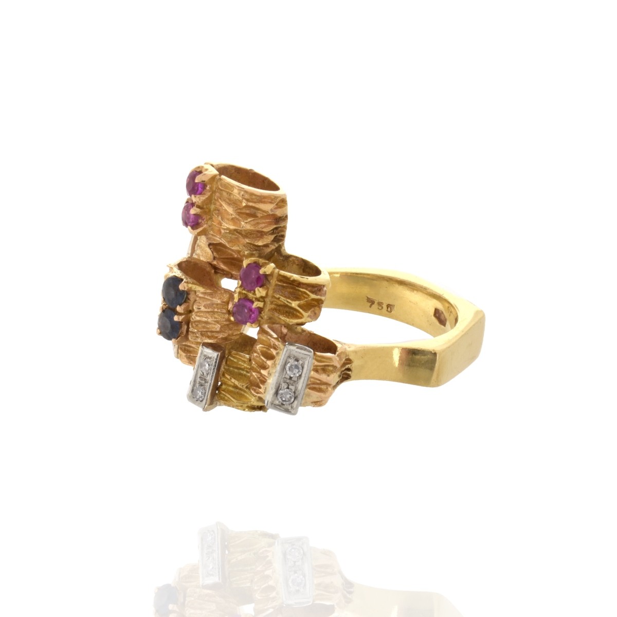 Gemstone and 18K Ring